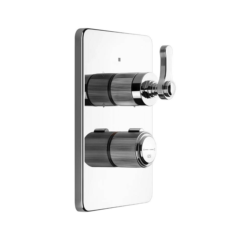 Gessi Thermostatic Valve Trims With Integrated Diverter Shower Faucet Trims item 65137-710