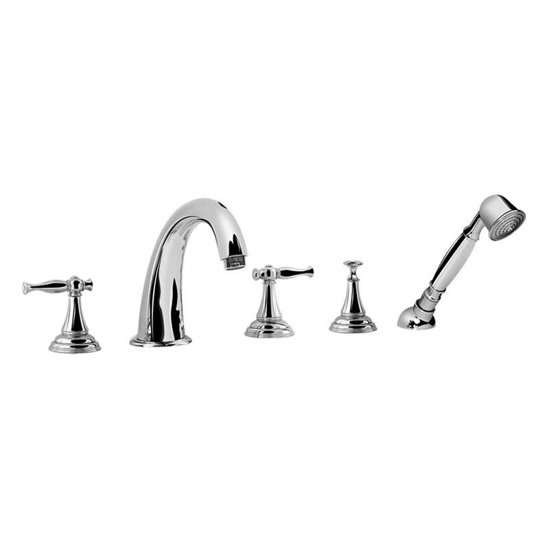 Graff  Roman Tub Faucets With Hand Showers item G-2451-LM22-SN