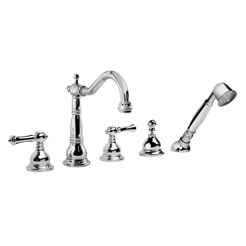 Graff  Roman Tub Faucets With Hand Showers item G-2551-LM15-PN