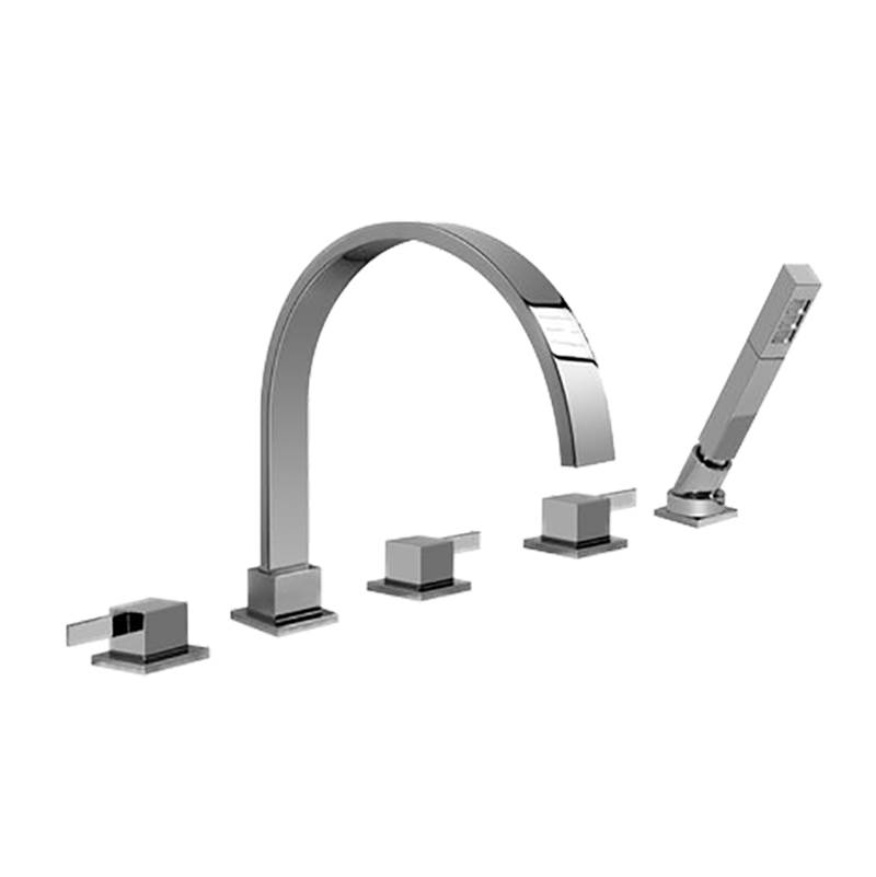 Graff  Roman Tub Faucets With Hand Showers item G-6251-LM39B-OB