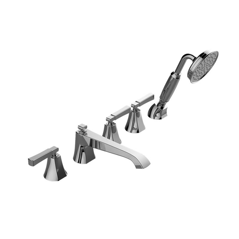 Graff  Roman Tub Faucets With Hand Showers item G-6853-LM47B-BB