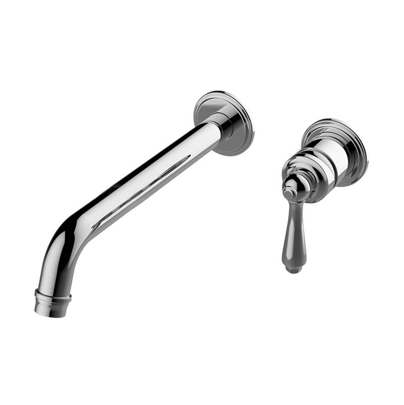 Graff Wall Mounted Bathroom Sink Faucets item G-6936-LM48W-PN-T