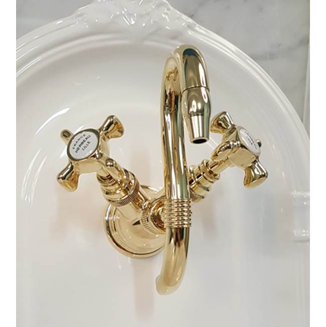 Herbeau Wall Mounted Bathroom Sink Faucets item 305560