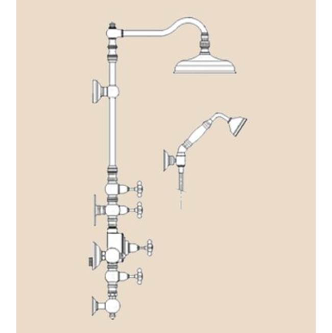Herbeau Thermostatic Valve Trim Shower Faucet Trims item 340760