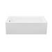 M T I Baths - AW152-WH-LH - Three Wall Alcove Air Whirlpool Combo