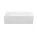 M T I Baths - AW154-WH-LH - Three Wall Alcove Air Whirlpool Combo