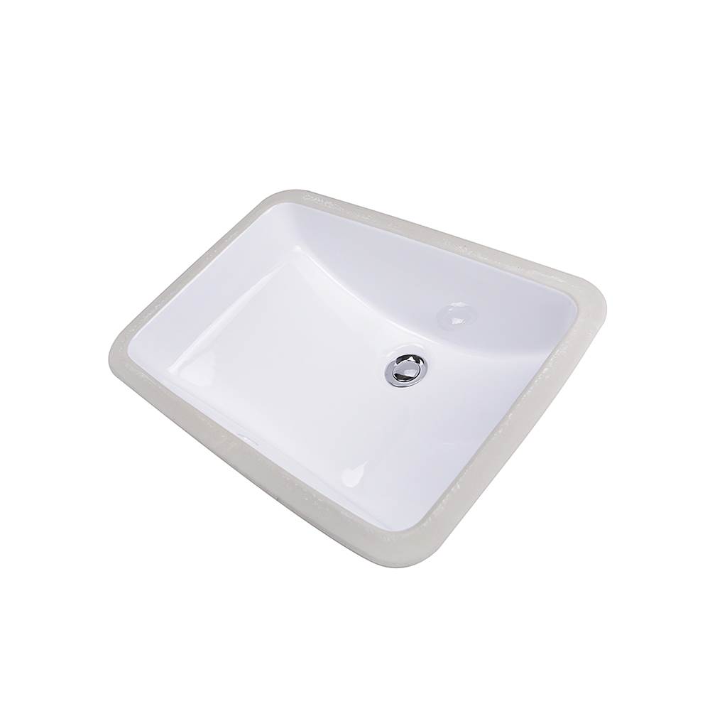 Nantucket Sinks Drop In Bathroom Sinks item GB-18x12-W