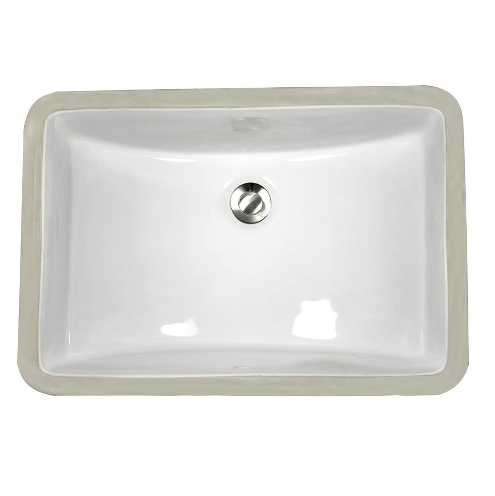 Nantucket Sinks Drop In Bathroom Sinks item UM-18x12-W
