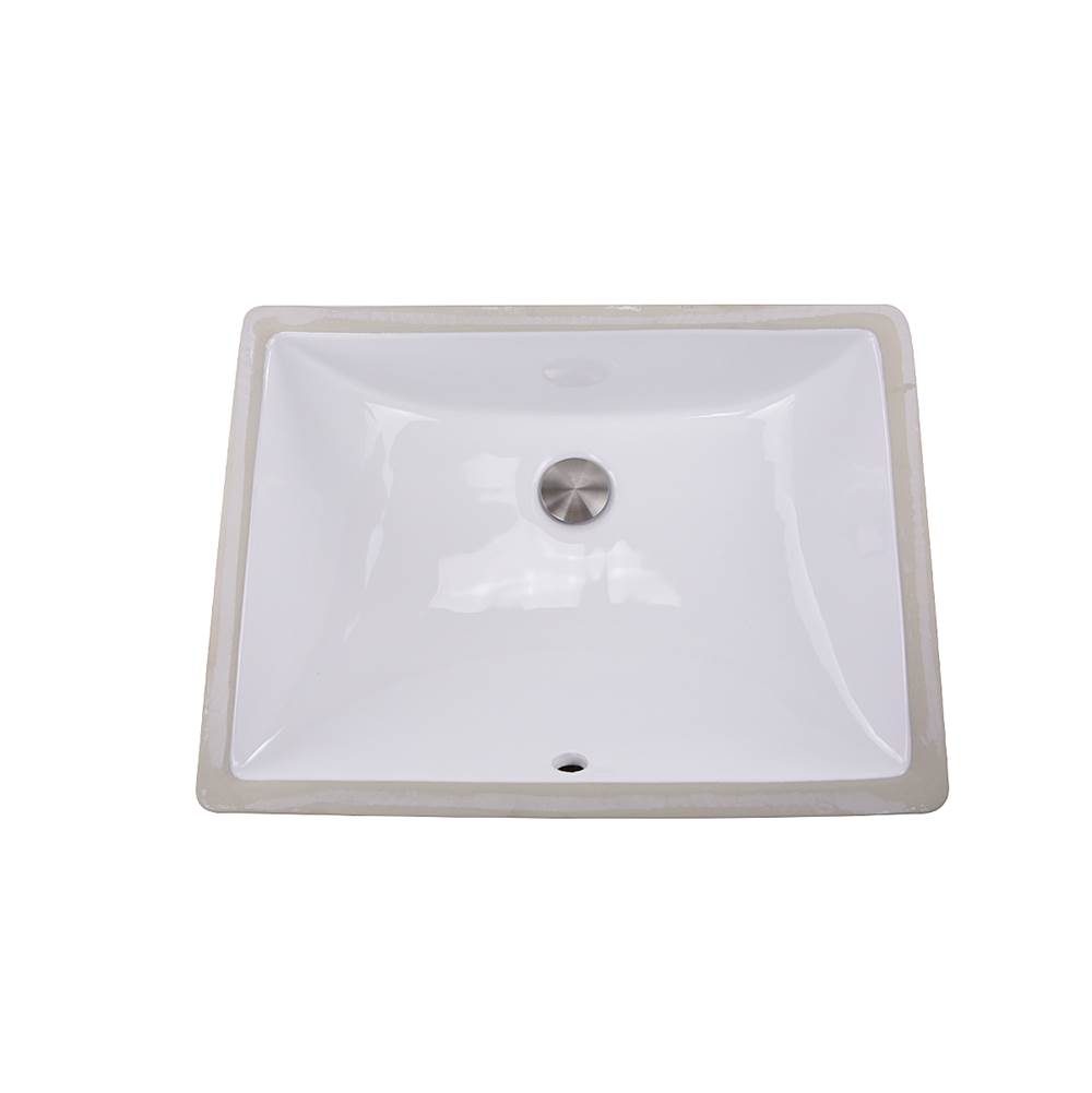 Nantucket Sinks Drop In Bathroom Sinks item UM-18x13-W