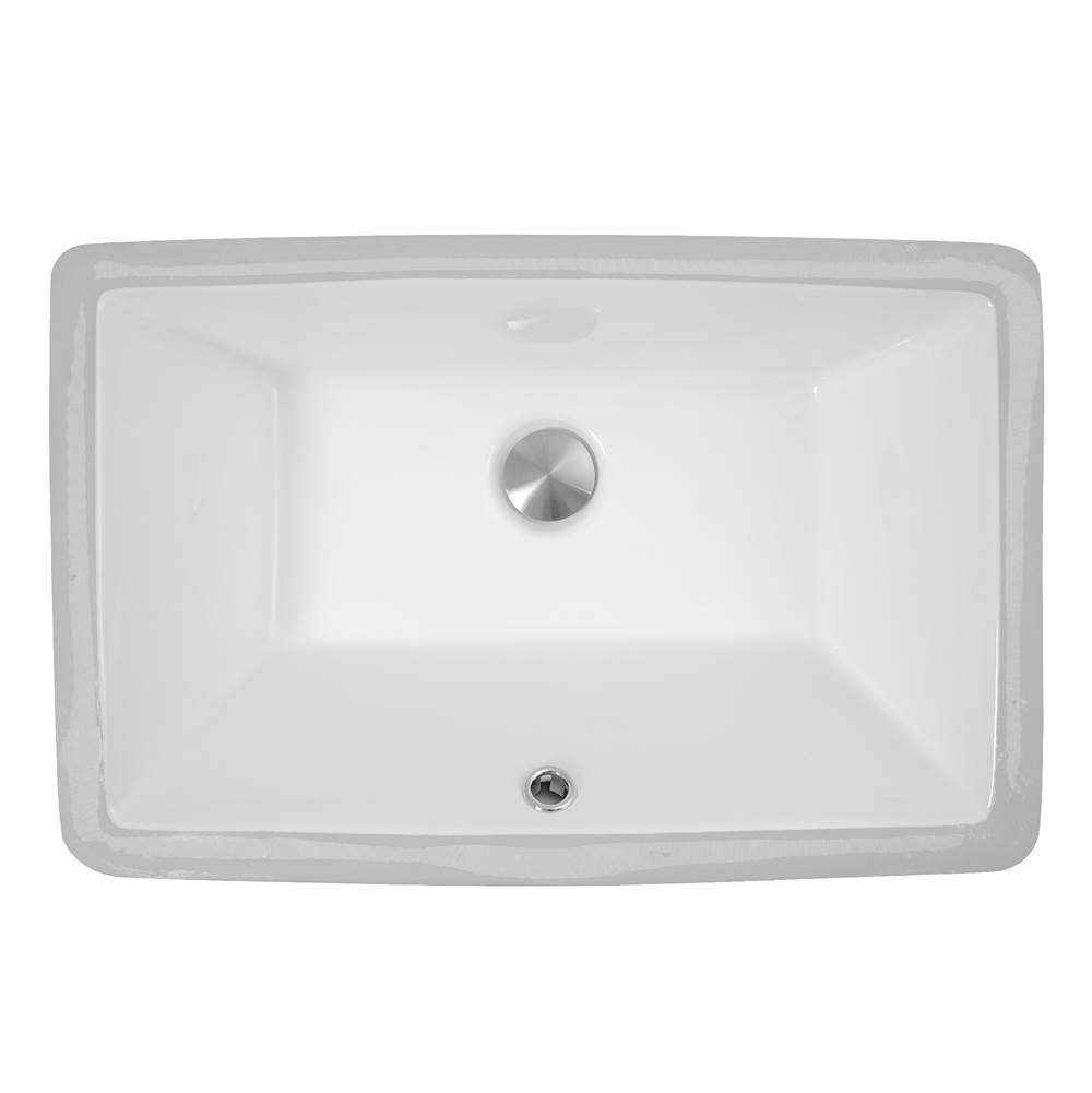 Nantucket Sinks Drop In Bathroom Sinks item UM-19x11-W
