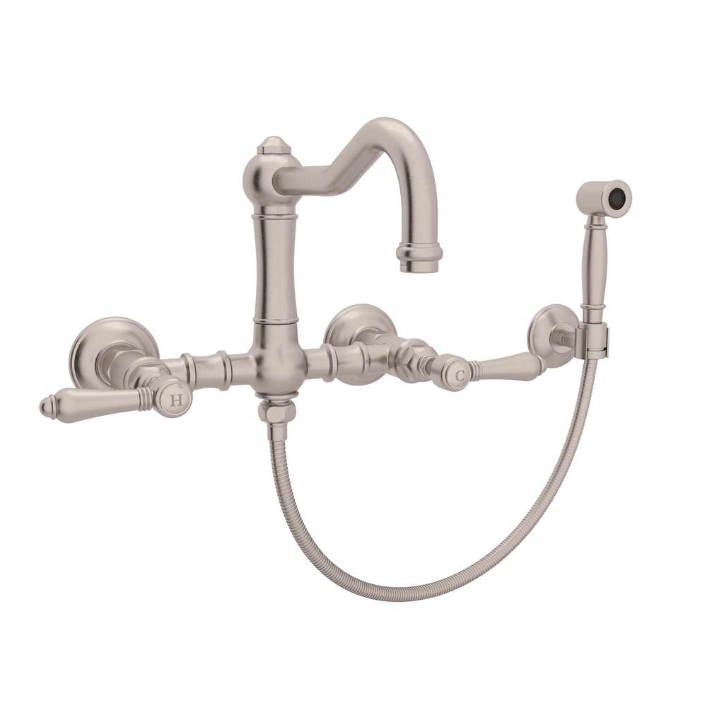 Rohl Wall Mount Kitchen Faucets item A1456LMWSSTN-2