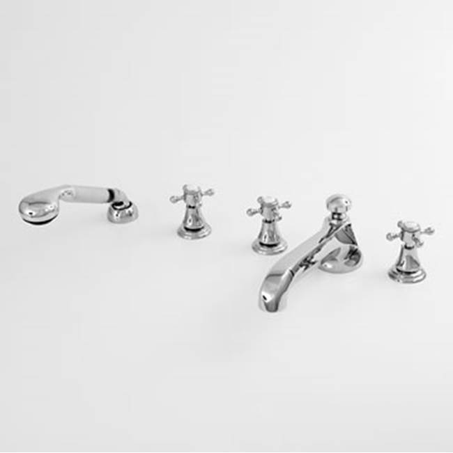 Sigma Deck Mount Roman Tub Faucets With Hand Showers item 1.305593T.49