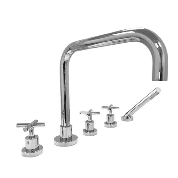 Sigma Deck Mount Roman Tub Faucets With Hand Showers item 1.444893T.87