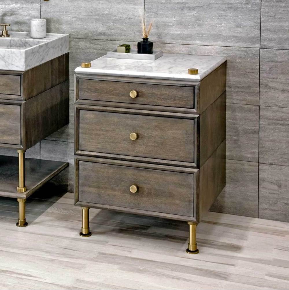 Stone Forest Side Cabinet Bathroom Furniture item PFS-STG-36-PN-STBL-WLNT CA