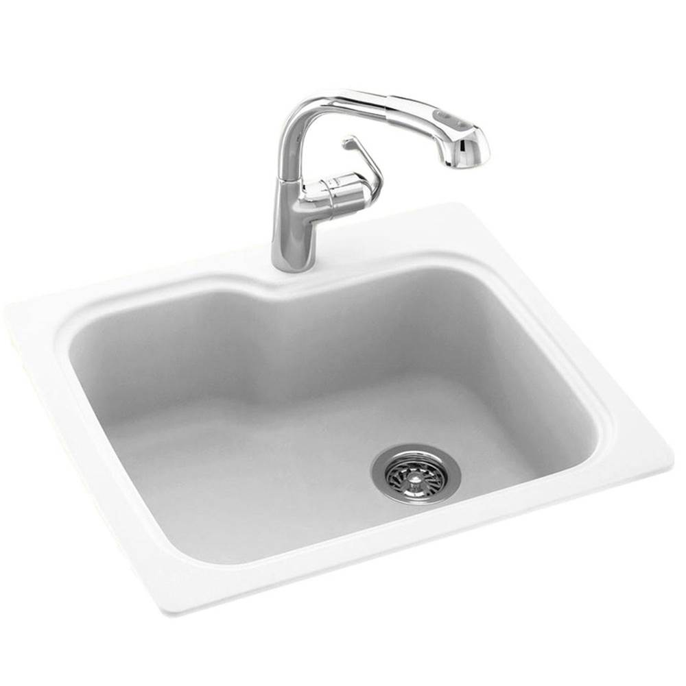 Swan Dual Mount Kitchen Sinks item KS02522SB.010