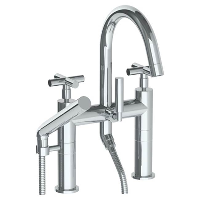 Watermark Deck Mount Roman Tub Faucets With Hand Showers item 27-8.2-CL15-PVD