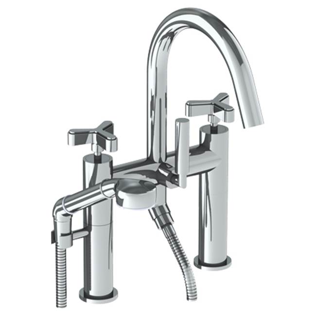 Watermark Deck Mount Roman Tub Faucets With Hand Showers item 30-8.2-TR25-MB