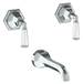 Watermark - 314-5-CRY4-UPB - Wall Mount Tub Fillers