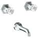 Watermark - 314-5-CRY5-PC - Wall Mount Tub Fillers