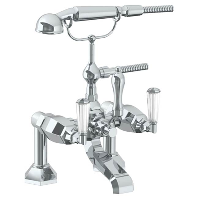 Watermark Deck Mount Roman Tub Faucets With Hand Showers item 314-8.2-CRY4-SG