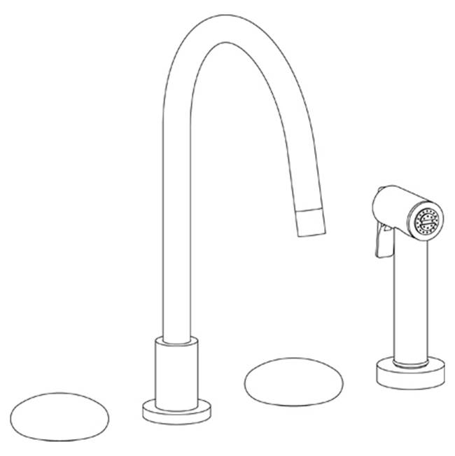 Watermark Deck Mount Kitchen Faucets item 36-7.1G-WM-ORB