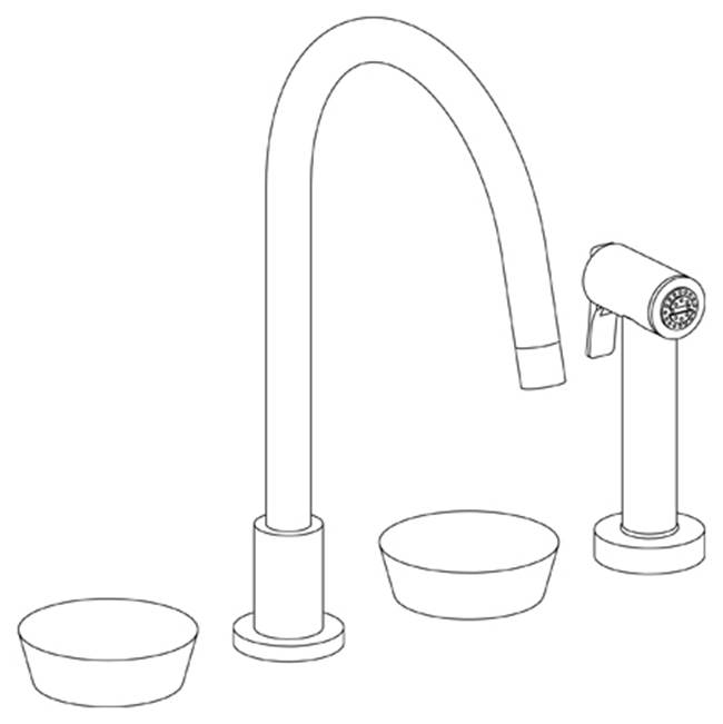 Watermark Deck Mount Kitchen Faucets item 36-7.1G-IW-GP