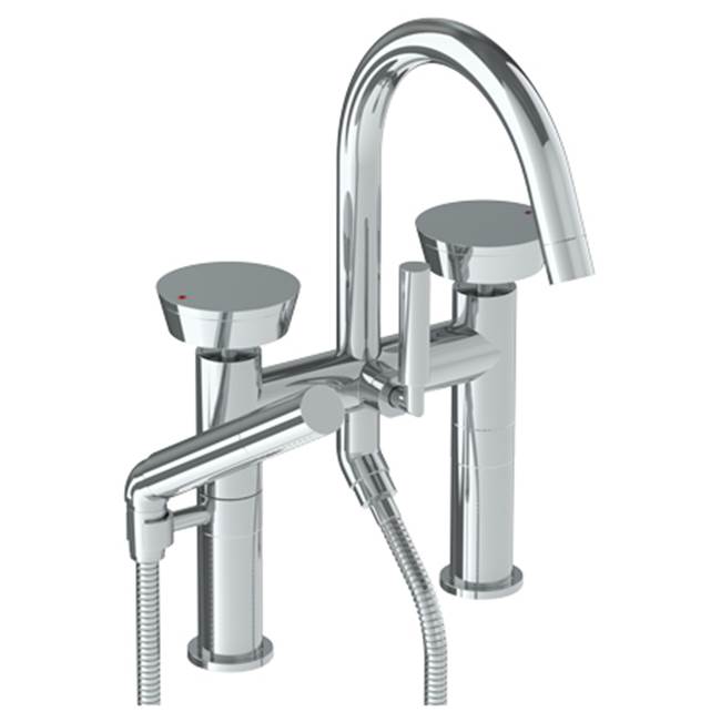 Watermark Deck Mount Roman Tub Faucets With Hand Showers item 36-8.2-BL1-SBZ