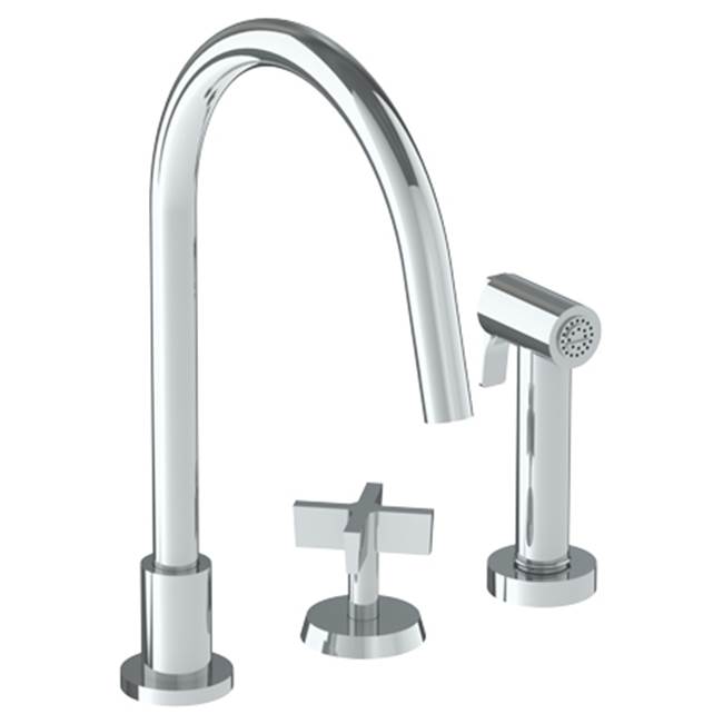 Watermark Deck Mount Kitchen Faucets item 37-7.1.3GA-BL3-PT