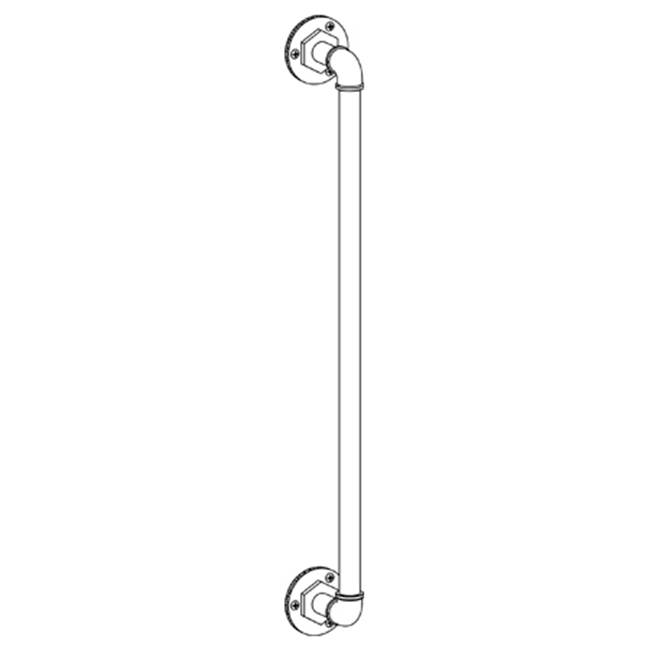 Watermark Shower Door Pulls Shower Accessories item 38-0.1A-GDP-SN
