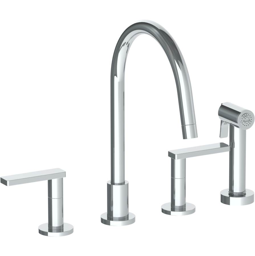 Watermark Deck Mount Kitchen Faucets item 70-7.1G-RNS4-GM