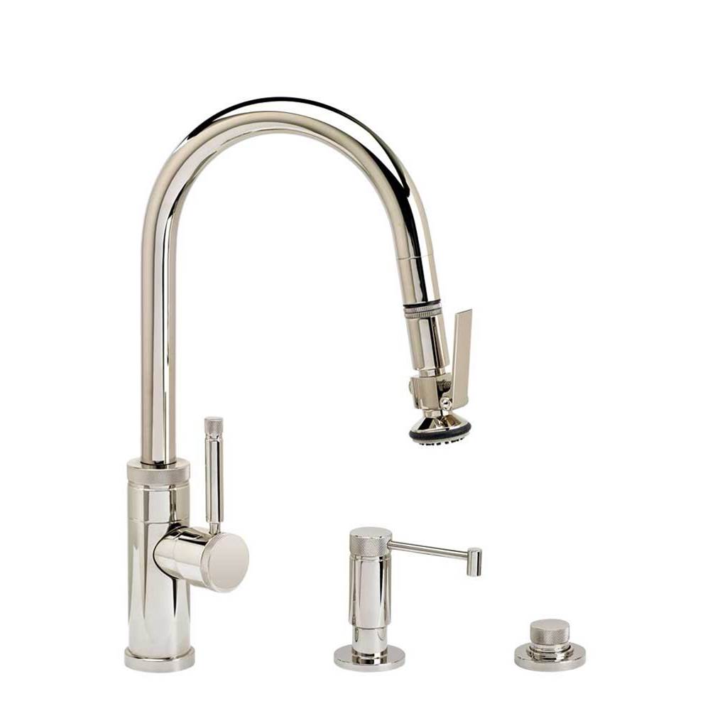 Waterstone Pull Down Bar Faucets Bar Sink Faucets item 9940-3-SS