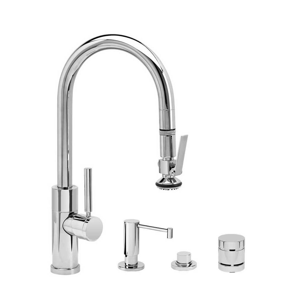 Waterstone Pull Down Bar Faucets Bar Sink Faucets item 9980-4-SS